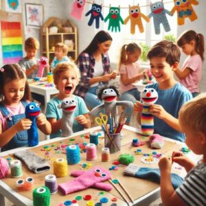 Animations ALSH fabrication de marionnettes avec des chaussettes