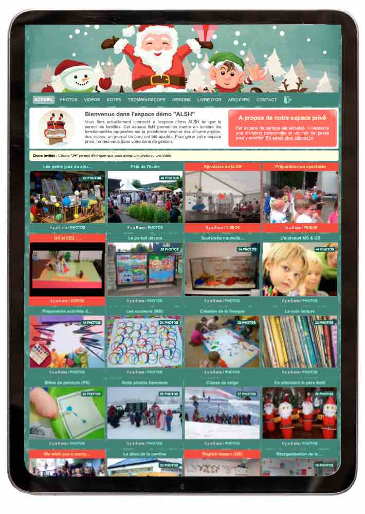 partage photo securise alsh centre de loisirs