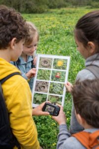 Chasse au trésor dans la nature en accueil de loisirs