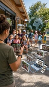 Le partage des photos en accueil de loisirs